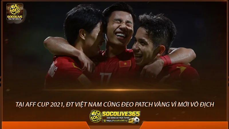 Lần thứ hai tuyển Việt Nam mang patch nhà vô địch