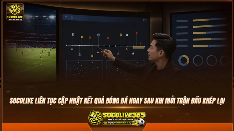 Socolivetv liên tục cập nhật kết quả bóng đá
